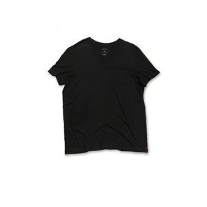 BLACK ARMANI EXCHANGE V-NECK T-SHIRT SIZE XL